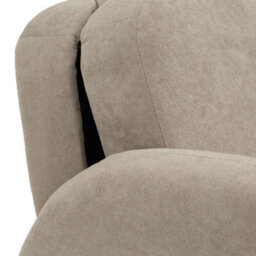 Convertible Armchair Bed Viva Comfy I With Storage Compact Single Sofa Sleeper For Small Spaces Cream - thumbnail 5