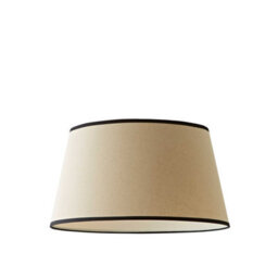 Valuelights Aspen Large Black Trim Tapered Lamp Shade (D)45Cm - thumbnail 2