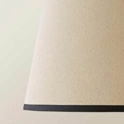 Valuelights Aspen Large Black Trim Tapered Lamp Shade (D)45Cm - thumbnail 3