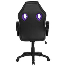 Beliani Office Chair Fighter Faux Leather Violet - thumbnail 6