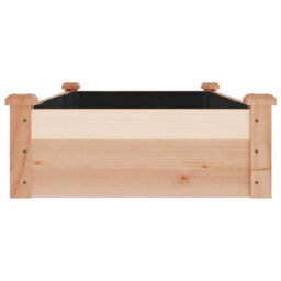 Berkfield Practical Garden Raised Bed With Liner 120X60X25 Cm Solid Wood Fir - thumbnail 5