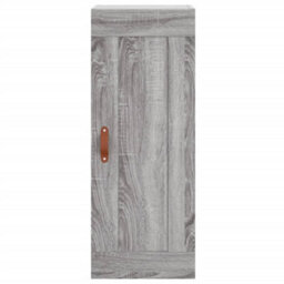 Berkfield Highboard Grey Sonoma 34.5X34X180 Cm Engineered Wood - thumbnail 7