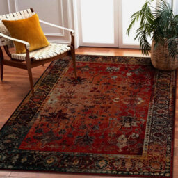 RugsX Wool Carpet Polonia Bodrum Ornament, Frame Ruby 235X350 Cm - thumbnail 5
