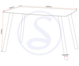 Seconique Abbey Dining Set - Clear Glass/grey/grey Faux Leather - thumbnail 8