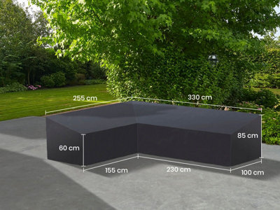 Norfolk Leisure Life Cover 11 - Lounge L-Shape Left L255Cm X W330Cm X H85/60Cm