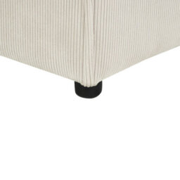 Beliani Corner Seat Ardal Corduroy Off-White Right Hand - thumbnail 7