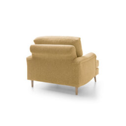 Abakus Direct Harper Chenille Armchair Peanut Brown - thumbnail 7