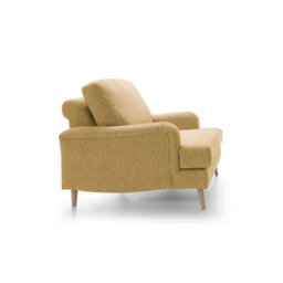 Abakus Direct Harper Chenille Armchair Peanut Brown - thumbnail 5