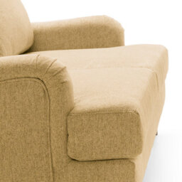 Abakus Direct Harper Chenille Armchair Peanut Brown - thumbnail 6