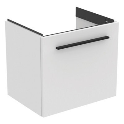 Ideal Standard I.life S Compact Matt White Wall-Mounted Bathroom Vanity Unit (H) 440mm (W) 500mm - image 1