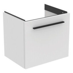Ideal Standard I.life S Compact Matt White Wall-Mounted Bathroom Vanity Unit (H) 440mm (W) 500mm - thumbnail 1