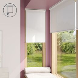 GoodHome Halo Corded Off White Daylight Roller Blind (W)60Cm (L)180Cm - thumbnail 7