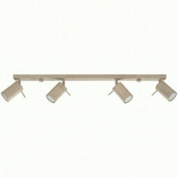 Luminosa Ring Ceiling Spotlight Bar Taupe 4x GU10 - thumbnail 1
