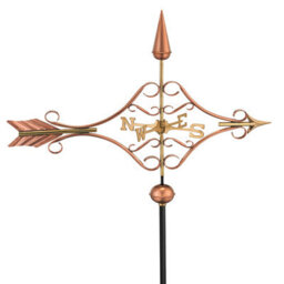 Espira 9642P Victorian Arrow Farmhouse Copper Weathervane - thumbnail 1