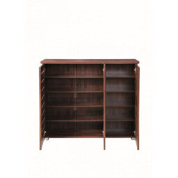 Timber Art Design 5 Tier Shoe Storage Cabinet 3 Door Cupboard Stand Rack Unit - thumbnail 2