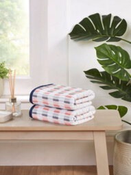 Rapport Home Santa Cruz Bath Sheet Pure Cotton Blush - thumbnail 1