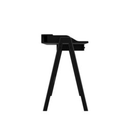LPD Lark Black Desk - Matte Finish With Ash Veneer & Modern Multifunctional Design - thumbnail 3