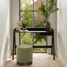 LPD Lark Black Desk - Matte Finish With Ash Veneer & Modern Multifunctional Design - thumbnail 6