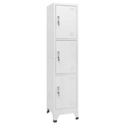 Vidaxl Locker Cabinet With 3 Compartments 38X45X180 Cm - thumbnail 1