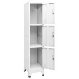 Vidaxl Locker Cabinet With 3 Compartments 38X45X180 Cm - thumbnail 3