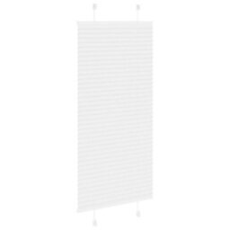 Berkfield Pleated Blind White 60X100 Cm Fabric Width 59.4 Cm Polyester - thumbnail 4