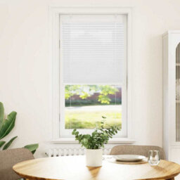 Berkfield Pleated Blind White 60X100 Cm Fabric Width 59.4 Cm Polyester - thumbnail 2