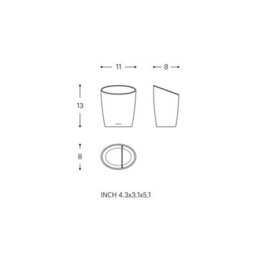 Cosmic Toothbrush Holder, Matt Grey, Unique Design, Soft-Finish Coating, Saku Collection - thumbnail 6