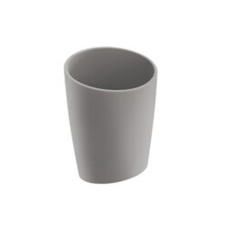 Cosmic Toothbrush Holder, Matt Grey, Unique Design, Soft-Finish Coating, Saku Collection - thumbnail 1
