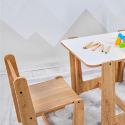 Jerenss Crane Activity Table & 2 Chairs For Kids Toodler(Ages 2-4) 2 Chair - thumbnail 3
