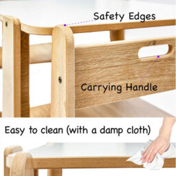 Jerenss Crane Activity Table & 2 Chairs For Kids Toodler(Ages 2-4) 2 Chair - thumbnail 7