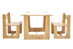 Jerenss Crane Activity Table & 2 Chairs For Kids Toodler(Ages 2-4) 2 Chair - thumbnail 1