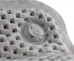 Luxury Bath Pillow Soft Cushioned Spa Headrest With 8 Suction Cups Waterproof Neck And Shoulder Support Pillow Grey - thumbnail 7