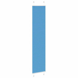 Berkfield Pleated Blind Blue 45X200 Cm Fabric Width 44.4 Cm Polyester - thumbnail 3