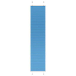 Berkfield Pleated Blind Blue 45X200 Cm Fabric Width 44.4 Cm Polyester