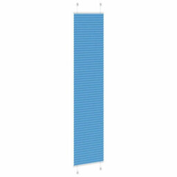 Berkfield Pleated Blind Blue 45X200 Cm Fabric Width 44.4 Cm Polyester - thumbnail 4
