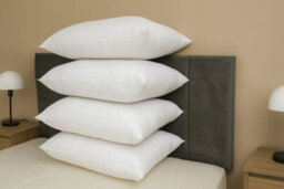 CHILIMILII Pillows Hotel Quality Bounce Back Hollowfiber Filled Anti-Allergic Pack Of 4 - thumbnail 5