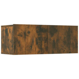 Berkfield 5 Piece Tv Cabinet Set Smoked Oak Engineered Wood - thumbnail 7