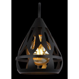 Luminosa Lighting Luminosa Hassan Dome Wall Lamp Matt Black 1X E27 - thumbnail 5