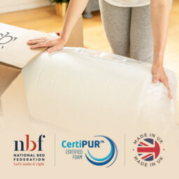 Summerby Sleep No. 9 Three Zone Memory Foam And Coil Spring Hybrid Mattress, Double 135 X 190Cm - thumbnail 6