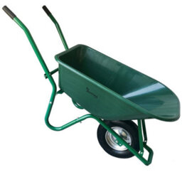 Large 85L Wheelbarrow Plastic Home Garden Stable Building Pneumatic - thumbnail 5