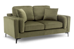 Velvet Sage Green 2 Seater Sofa - thumbnail 3