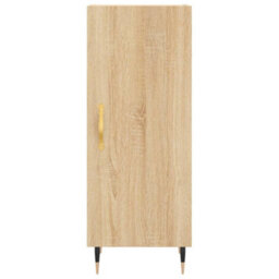Berkfield Sideboard Sonoma Oak 34.5X34X90 Cm Engineered Wood - thumbnail 6