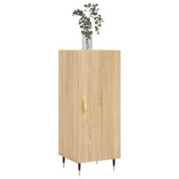 Berkfield Sideboard Sonoma Oak 34.5X34X90 Cm Engineered Wood - thumbnail 3