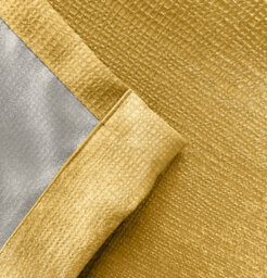 Enhanced Living Matrix Ochre 46 X 72 Inch (117X183Cm) Tape Top Thermal Noise Reducing Dim Out Curtains (Pair) - thumbnail 5