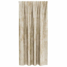 Berkfield Curtain With Curtains 2 Pcs Cream 175 X 140 Cm Velvet - thumbnail 3