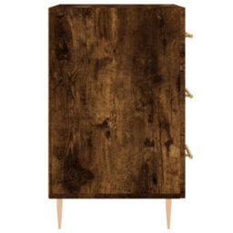 Berkfield Bedside Cabinet Smoked Oak 40X40X66 Cm Engineered Wood - thumbnail 6