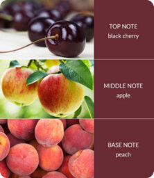 Heart and Home Heart & Home Sweet Black Cherries  Twin Wick Ellipse Soy Candle - 40 Hours Burn - thumbnail 4