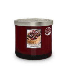 Heart and Home Heart & Home Sweet Black Cherries  Twin Wick Ellipse Soy Candle - 40 Hours Burn - thumbnail 3