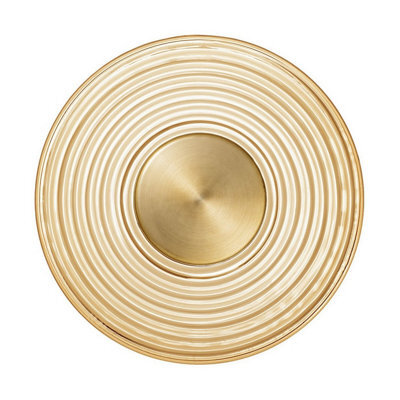 Luminosa Lighting Luminosa Nous 30Cm Integrated Led Wall Lamp Brass Gold, Amber Led 8W 304Lm 3000K - image 1