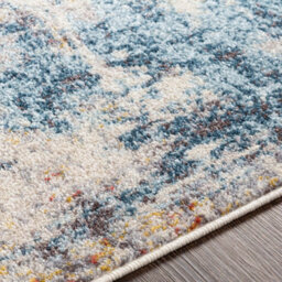 Livabliss Ankara-Abstract Grey Blue Modern Marble Living Dining Bedroom Rug 160 X 213 Cm Easy Care, Non Shedding - thumbnail 3